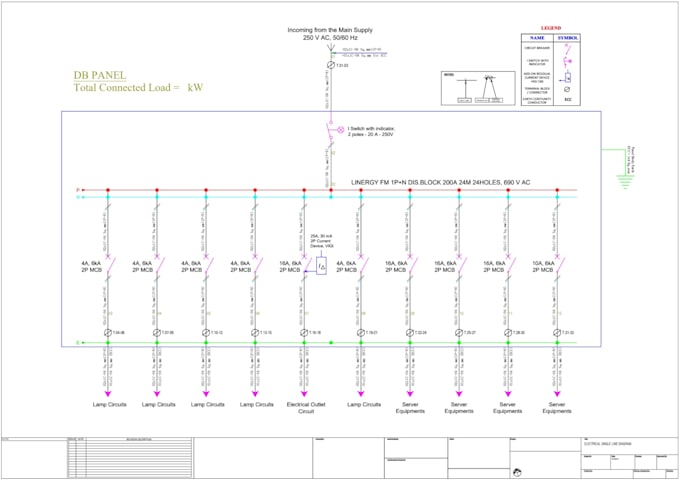 design yatch and boat electrical drawings