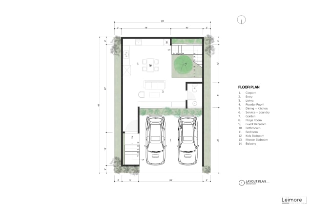 Create 2d layout plan for your design by Leimoreid | Fiverr