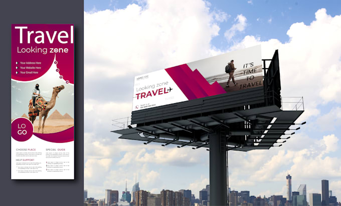 design backdrop poster roll up banner
