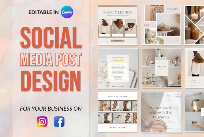 Create premium post and story design for your instagram and facebook ...