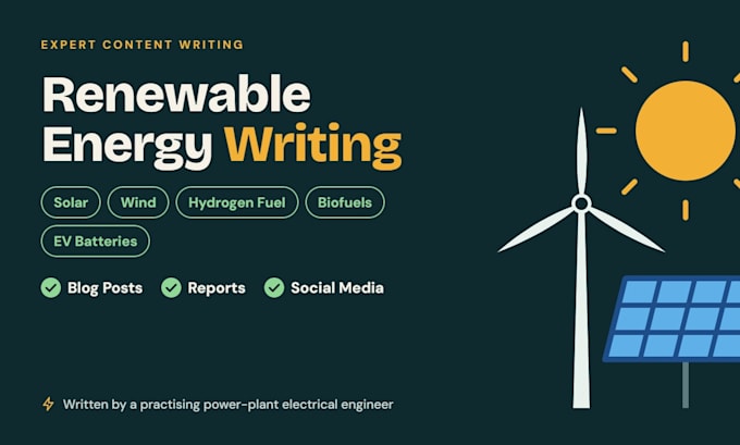 do renewable energy and sustainability research writing