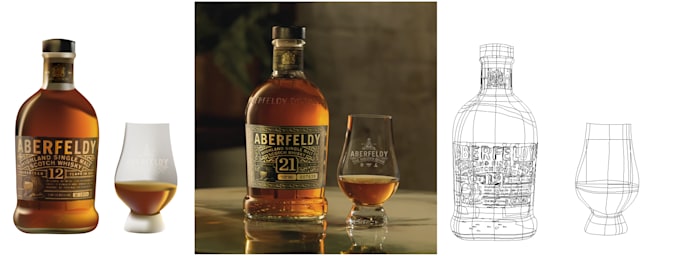 create brand product illustrations in vector mesh