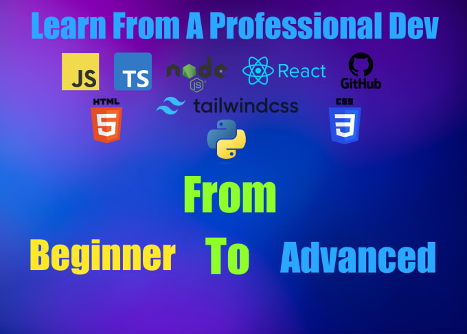 Teach and tutor you in python, js, ts, html, css from beginner to ...