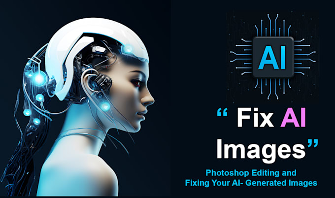 do any photo editing and fix ai generated images