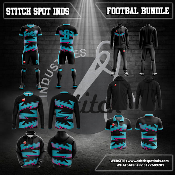 tracksuit, soccer jersey or hoodie mockup design