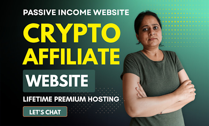 build crypto affiliate website for passive income