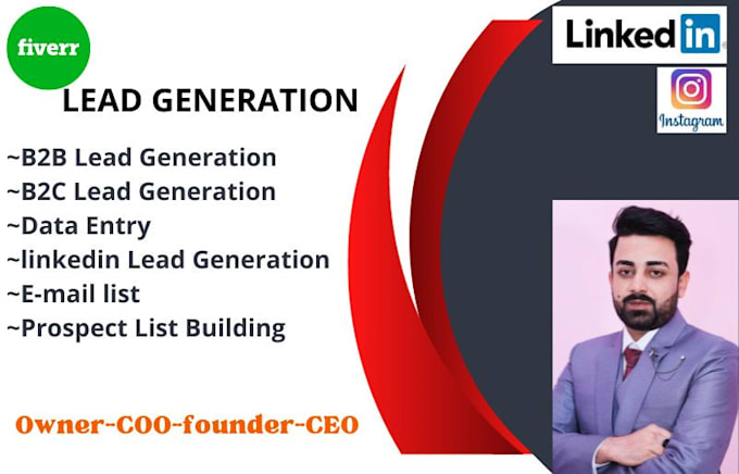 provide b2b lead generation email list building data scraper