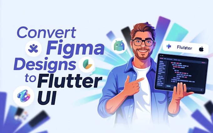 Convert figma to flutter ui, design flutter app ui by Hazrat119 | Fiverr