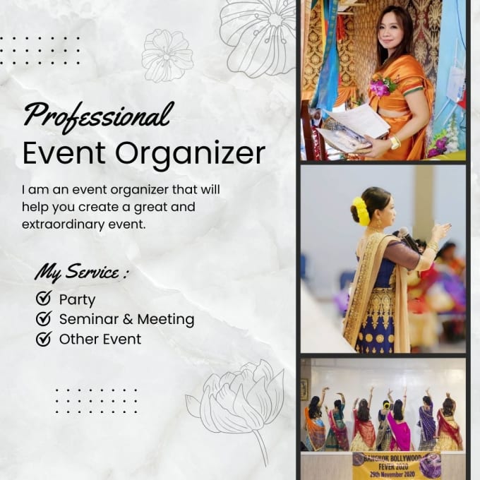 be your event organizer