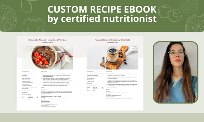 create a customized recipe ebook tailored to your needs