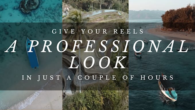 professionally edit your instagram reel