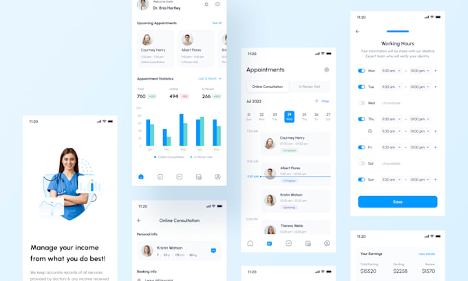 Create amazing ui ux designs for your mobile app on figma by Sorwoar ...