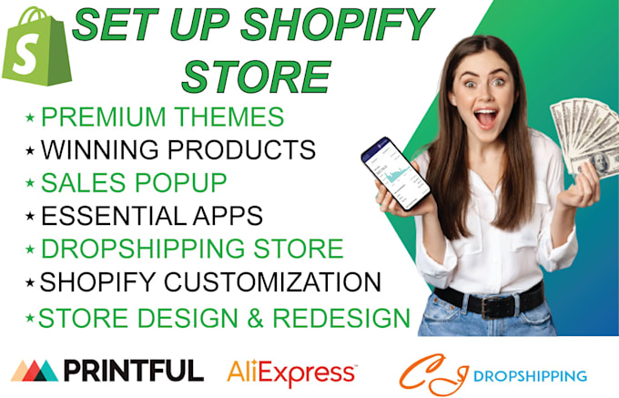 set up shopify store