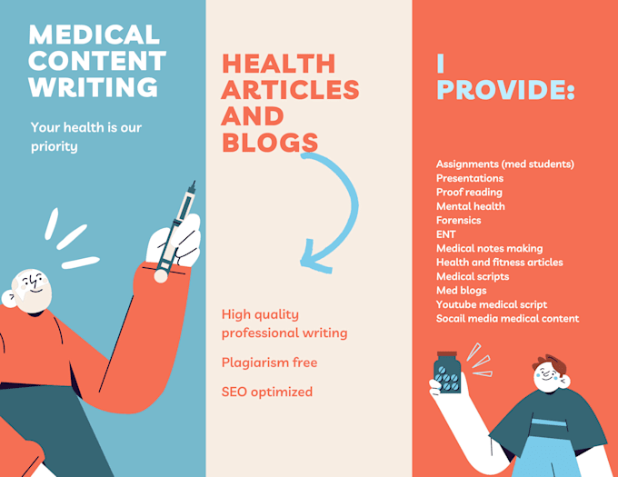 Do proffessional medical content writing by Aribaservices | Fiverr