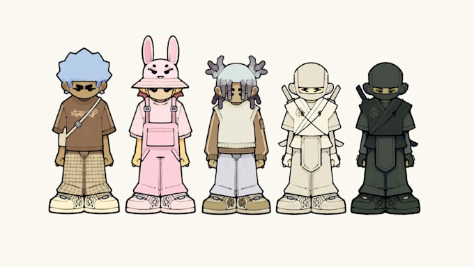 craft a y2k character with stylish and unique customization