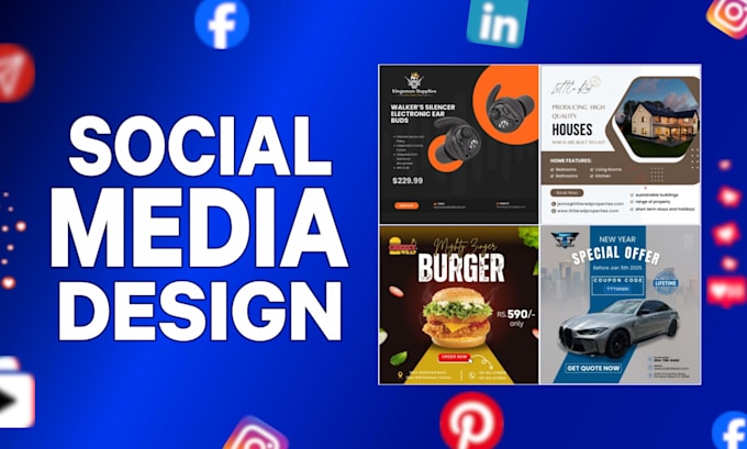 professional social media post design services