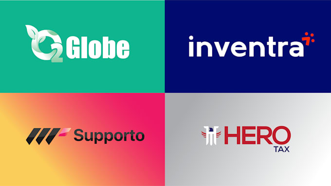 modern business logo design with copyrights