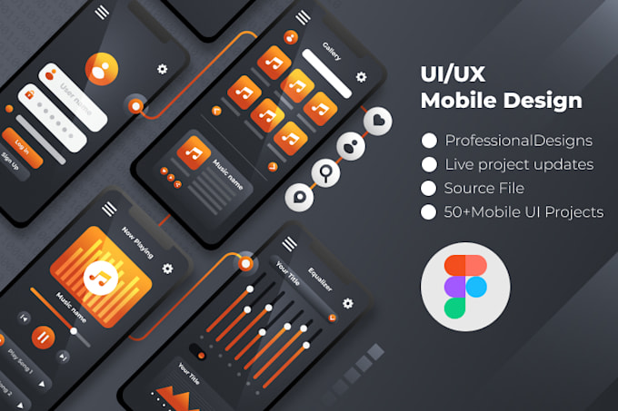Design creative mobile app ui ux for ios and android by Amad5071 | Fiverr