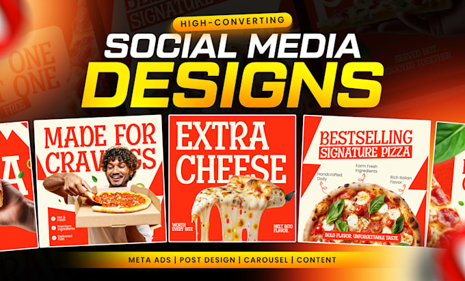 design creative social media post ads for instagram facebook and linkedin