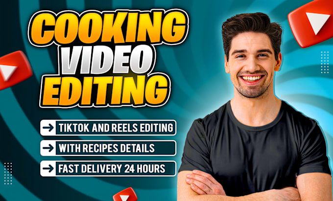 edit cooking and food videos, shorts and reels
