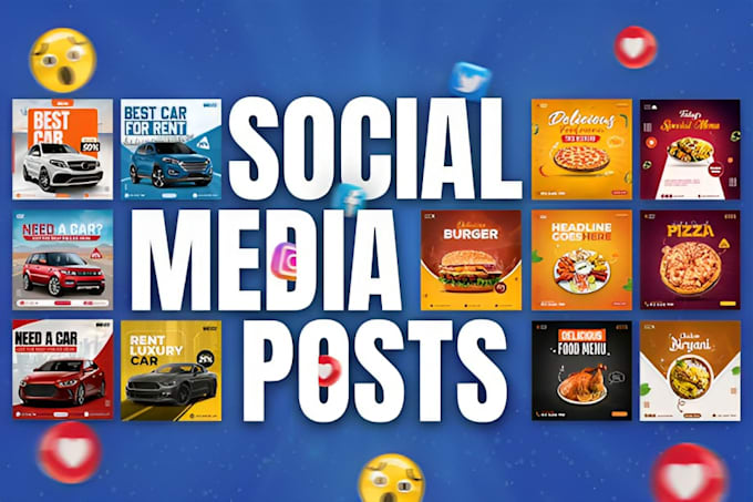 create social media post designs, facebook instagram linkedin carousel ads