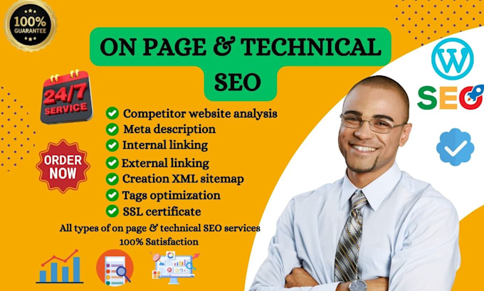 Do best onpage seo and technical optimization for wordpress website ...
