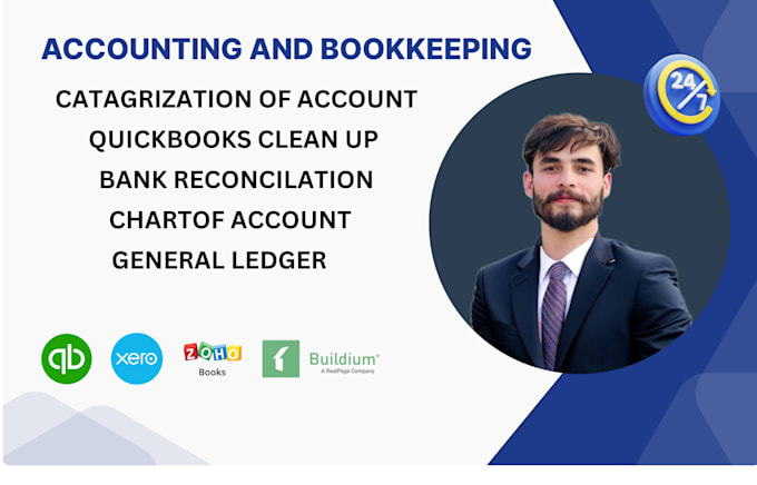 clean up, catch up, set up, and do bookkeeping in quickbooks