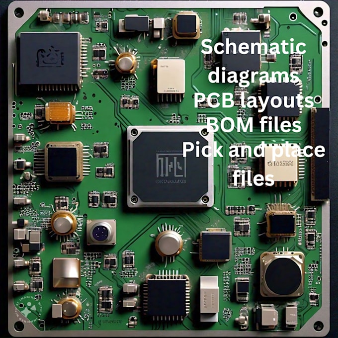 design pcb layout pcb board and gerber file for you