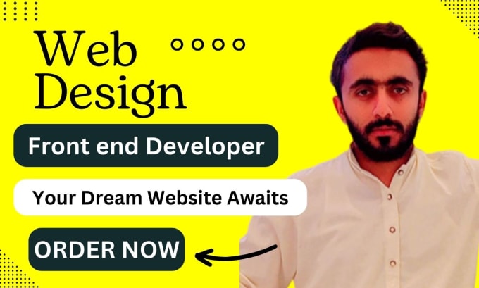 Be your front end developer and front end designer using html css js gsap