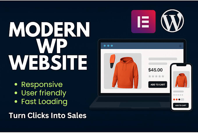 build a modern responsive results driven wordpress website