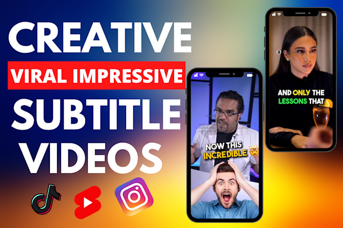 edit instagram reels and tiktok with impressive subtitles