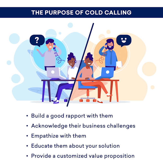 generate leads in cold calling and telemarketing