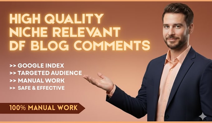 provide do follow niche related blog comments backlinks