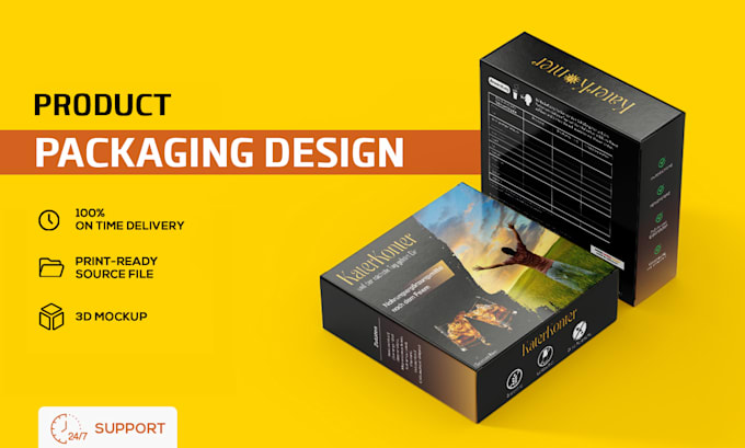 do diseñador de empaques and box design