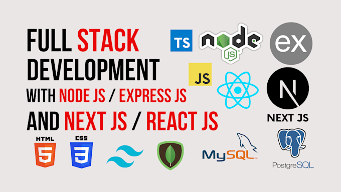 Develop modern full stack web application with next js 13, node js ...