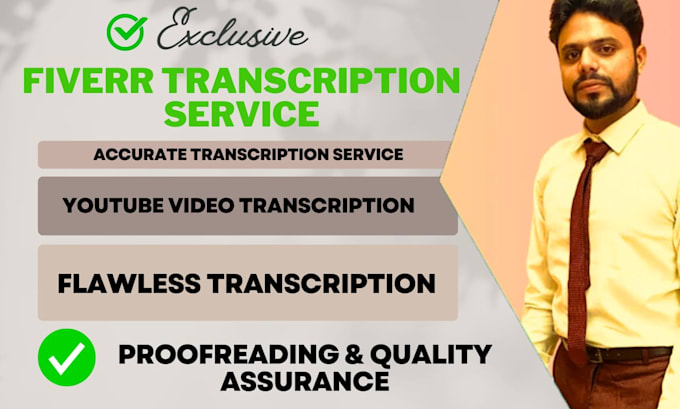 transcribe your audio or video into text