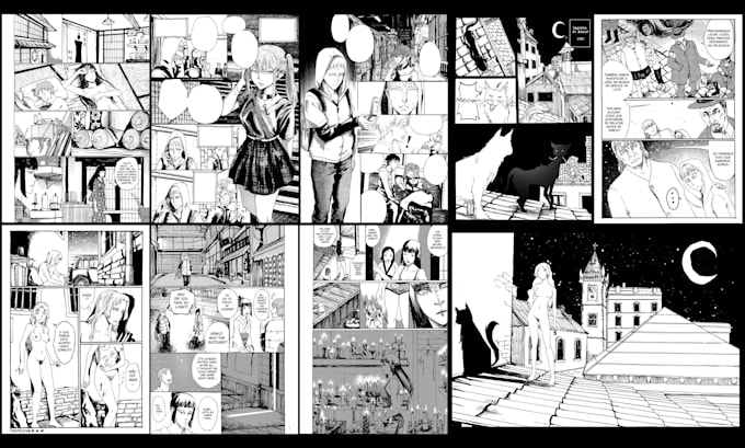 draw your manga page for you