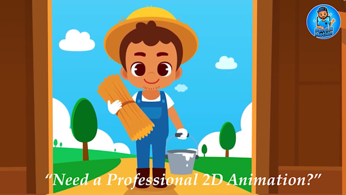 create 2d learning video nursery rhymes animation for kids