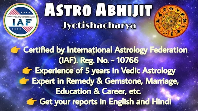 give prediction based on vedic astrology