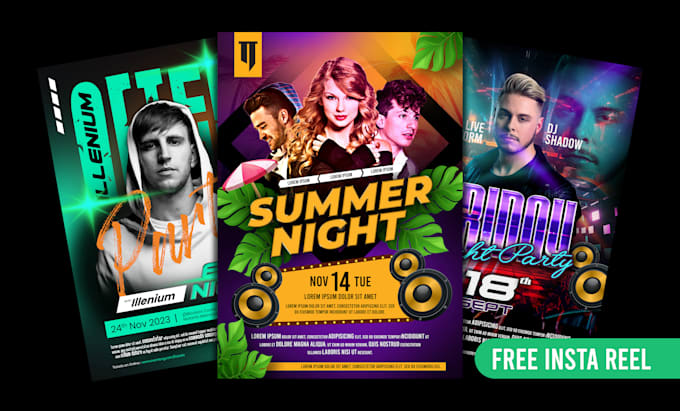 do amazing event or party flyer designs