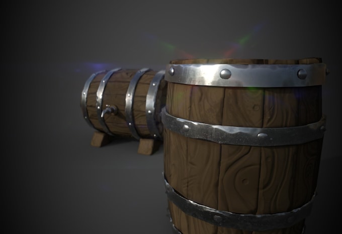 3d modelling and texturing the props and environment assets