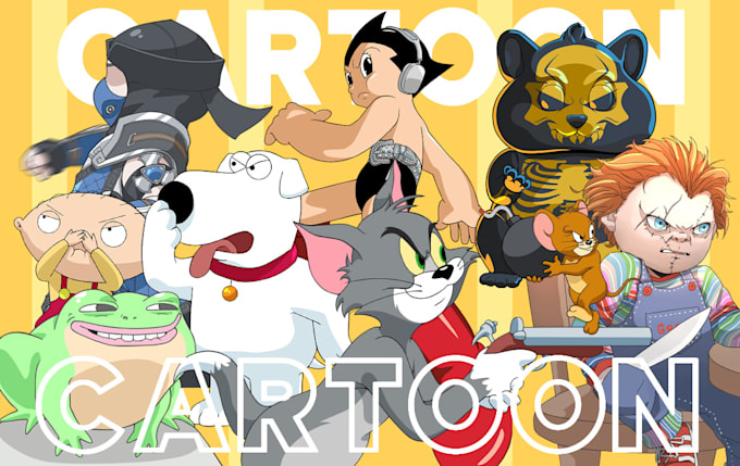 draw cartoon or chibi character in any style