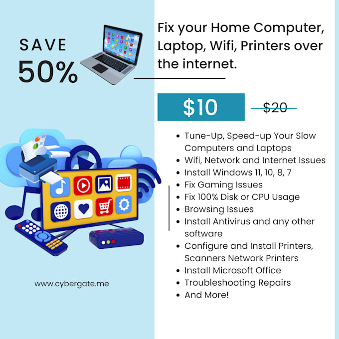 remote IT tech support services for home personal