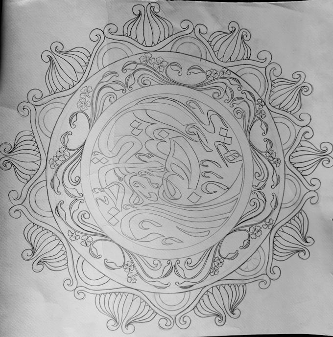 create unique beautiful and custom arabic calligraphy design