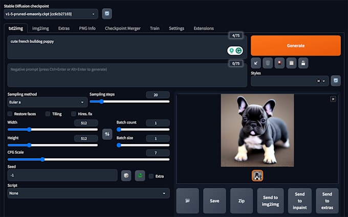 set up stable diffusion webui on your local machine