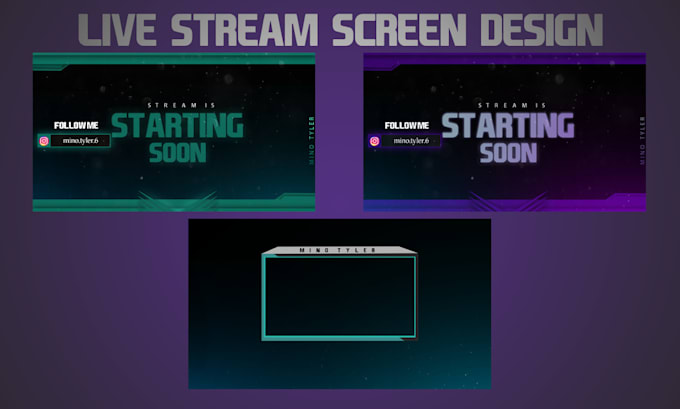 Design a waiting stream banner screen just for you by Laminehamoudi ...