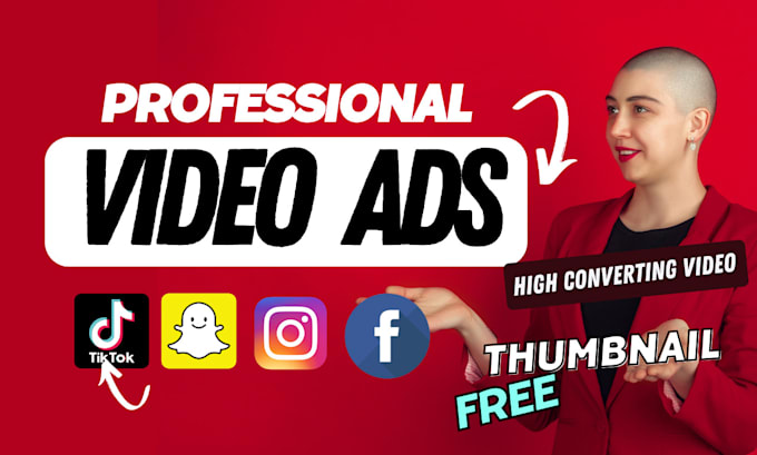create attention grabbing tiktok,fb short video ads