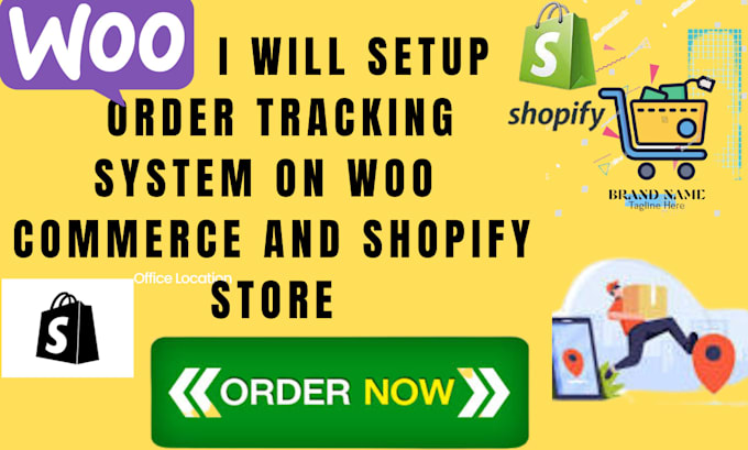 setup track order page on shopify and woo commerce store or track order page