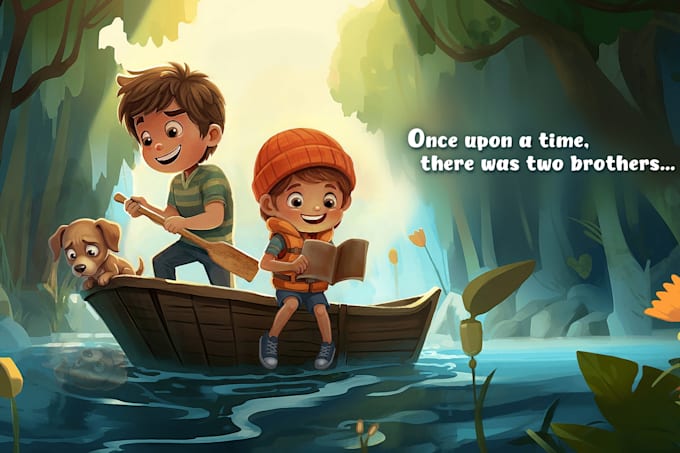 create professional children book illustrations for authors