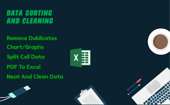 Clean excel spreadsheet, excel data cleaning and formatting, data ...